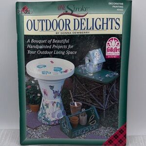 One Stroke Outdoor Delights Donna Dewberry instruction book includes cut outs